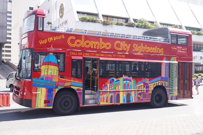 Colombo City Tour by Open-Deck Bus - Open-deck double-decker: great sightlines, real-world weather