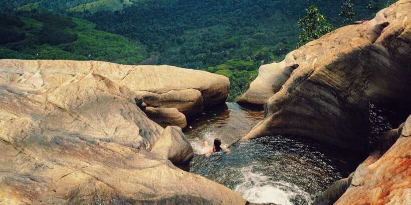 From Ella: Diyaluma Falls Full-Day Tour with Lunch - The Koslanda hike to the upper falls area