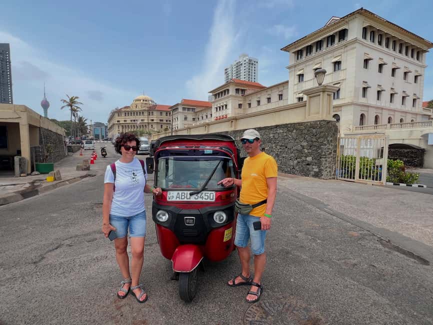 From Negombo: Colombo City Tour by Tuk Tuk with Hotel Pickup - The tea tasting, shopping window, and what to do with the gem optional stop